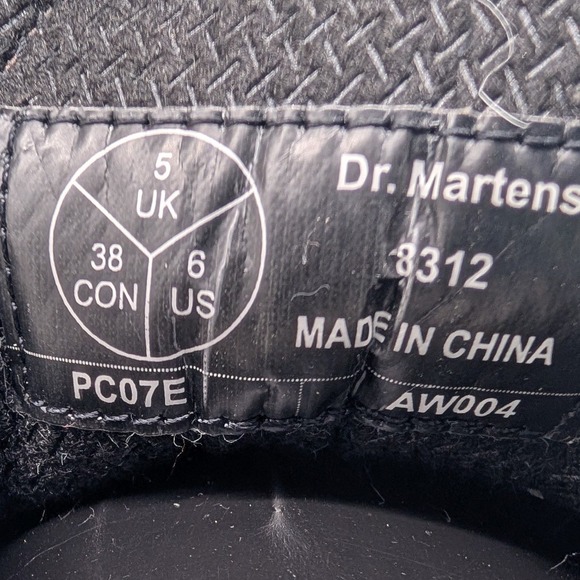 Dr Martens 8312 Mens Shoes Sz 6 Brown Leather Lace Up Chunky Platform Shoes - Picture 2 of 15